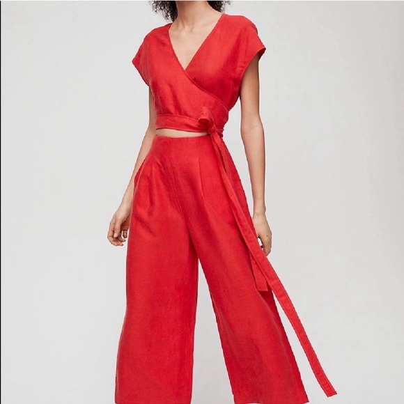 Aritzia Pants - Aritzia WILFRED Brax Jumpsuit NEW